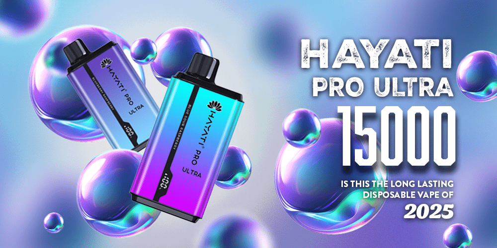 Hayati Pro Ultra 15000 – Is This the Longest-Lasting Disposable Vape of 2025? - Wolfvapes.co.uk