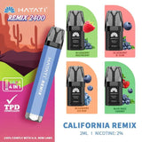 buy 4 in 1 Hayati Remix 2400 Puffs Disposable Vape Pod Kit - Box of 5 at Wolfvapes.co.uk buy 4 in 1 Hayati Remix 2400 Puffs Disposable Vape Pod Kit - Box of 5 at Wolfvapes.co.uk