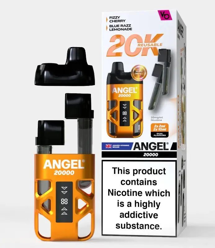 buy Angel 20000 Prefilled Pod Vape Kit Box of 5 at Wolfvapes.co.uk buy Angel 20000 Prefilled Pod Vape Kit Box of 5 at Wolfvapes.co.uk