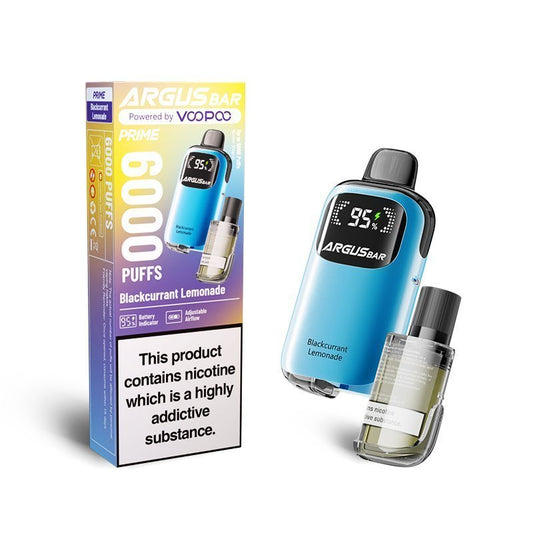 buy Argus Bar Prime 6000 Prefilled Vape at Wolfvapes.co.uk