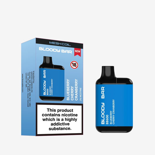 buy Bloody Bar BB600 Prefilled Pod Vape Pack of 10 at Wolfvapes.co.uk