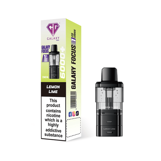 buy Crystal Galaxy Focus 6000 Refill Pods Pack of 5 at Wolfvapes.co.uk