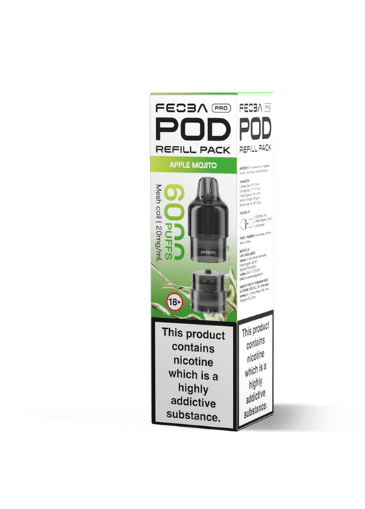 buy Feoba Pro 6000 Replacement Pods Box of 5 at Wolfvapes.co.uk