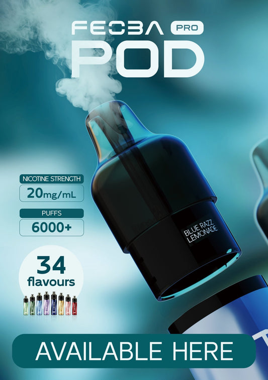 buy Feoba Pro 6000 Replacement Pods Box of 5 at Wolfvapes.co.uk