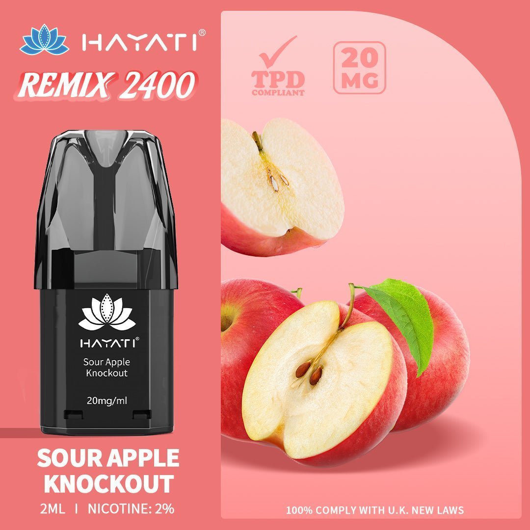 buy Hayati Remix 2400 Puffs Replacement Pods at Wolfvapes.co.uk buy Hayati Remix 2400 Puffs Replacement Pods at Wolfvapes.co.uk