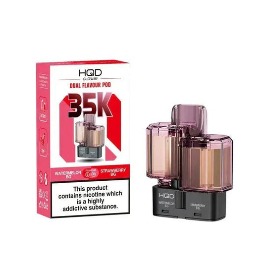 buy HQD Glow Air 35K Prefilled Pods at Wolfvapes.co.uk
