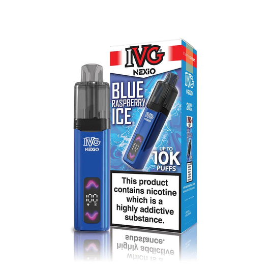 buy IVG Nexio 10k Pod Vape Kit Box of 5 at Wolfvapes.co.uk