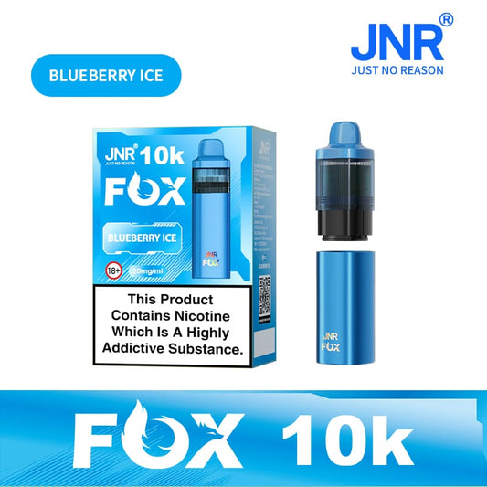 buy JNR Fox 10k Prefilled Pod kit Vape Box of 5 at Wolfvapes.co.uk