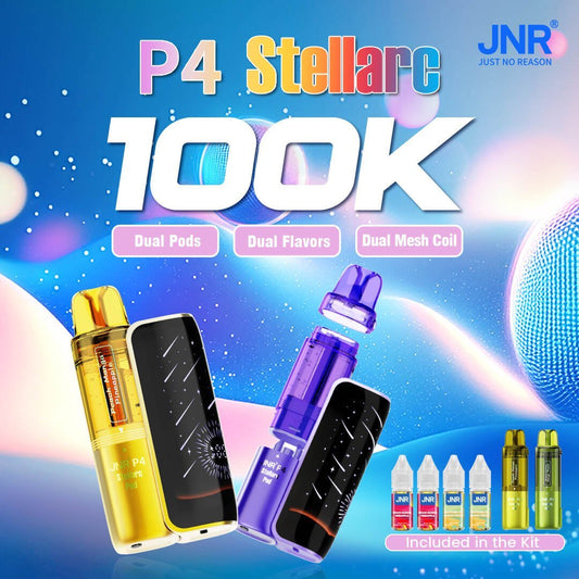 buy JNR P4 Stellarc 100K Refillable Vape Kit (Pack of 3) at Wolfvapes.co.uk
