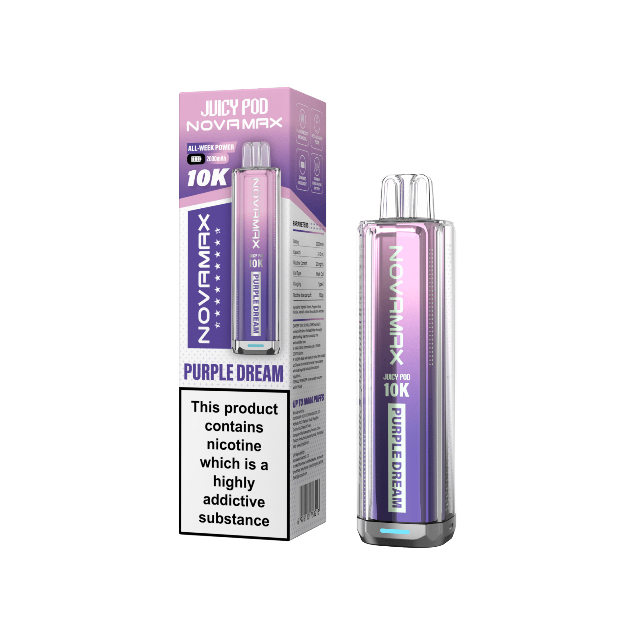 buy Juicy Pod Novamax 10k Prefilled Pod Vape Kit Pack of 5 at Wolfvapes.co.uk buy Juicy Pod Novamax 10k Prefilled Pod Vape Kit Pack of 5 at Wolfvapes.co.uk