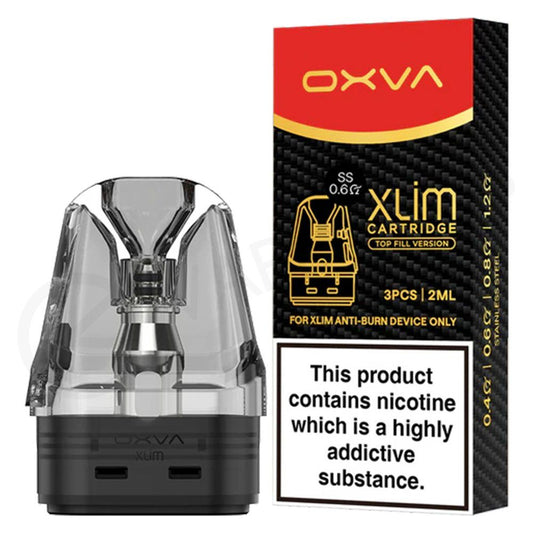 buy Oxva Xlim Pro Stainless Steel Version Replacement Pods Pack of 3 at Wolfvapes.co.uk