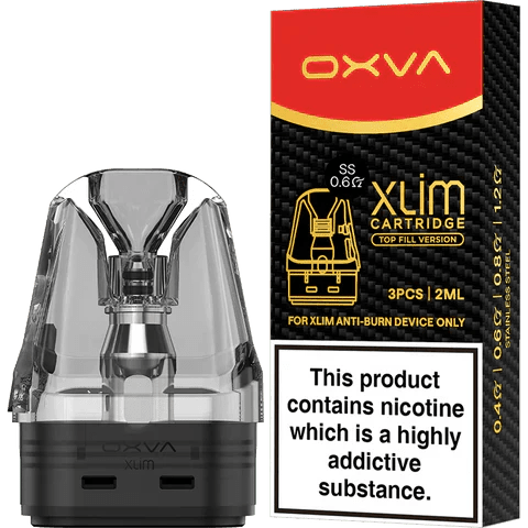 buy OXVA Xlim SS Replacement Pods (Pack of 3) at Wolfvapes.co.uk