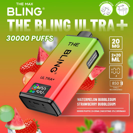 buy The Crystal Bling Ultra Plus 30k Prefilled Vape Kit at Wolfvapes.co.uk