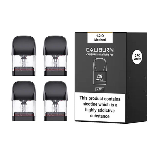 buy Uwell Caliburn G3 Replacement Pod (Pack of 4) at Wolfvapes.co.uk