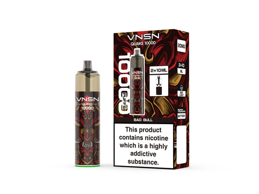 buy VNSN Quake 10000 Prefilled Refill Pod Vape Kit Box of 5 at Wolfvapes.co.uk