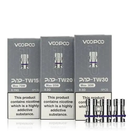 buy Voopoo PnP TW/DW Replacement Coils Pack of 5 at Wolfvapes.co.uk