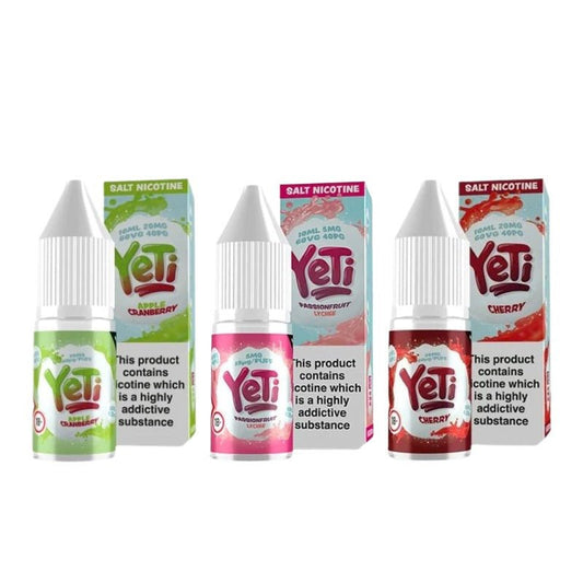 buy Yeti 10ml Nic Salt (Pack of 10) at Wolfvapes.co.uk