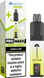 Hayati Crystal Pro Max+ 6000 Vape Kit Box of 10 - Wolfvapes.co.uk - Lemon & Lime Hayati Crystal Pro Max+ 6000 Vape Kit Box of 10 - Wolfvapes.co.uk - Lemon & Lime