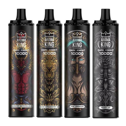 buy Aroma King Dark Knight 10000 Disposable Vape Pod - Box of 10 at Wolfvapes.co.uk