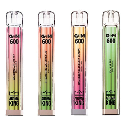 buy Aroma King Gem 600 Disposable Vape Pod Pen at Wolfvapes.co.uk