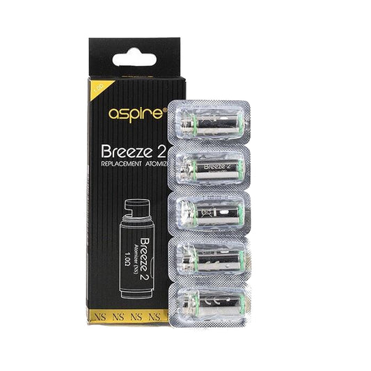 buy Aspire Breeze 2 Coils | 5 Pack | Wolfvapes at Wolfvapes.co.uk