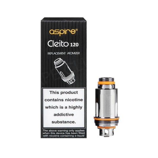 buy Aspire Cleito 120 Coil Single Coil | Aspire Cleito 120 Coil is a Maxi - watt | Wolfvapes at Wolfvapes.co.uk