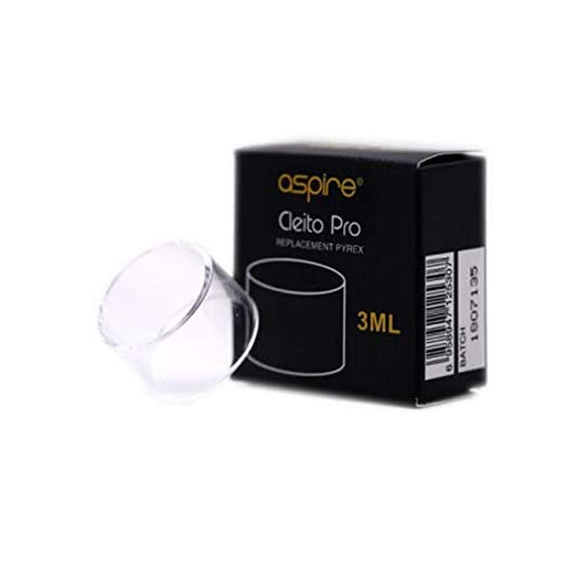 buy Aspire Cleito Pro Replacement Pyrex Glass | 1 Pack | Wolfvapes at Wolfvapes.co.uk