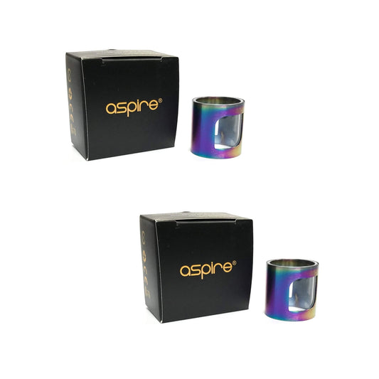 buy Aspire PockeX Replacement Metal Sleeve Glass | 2 Pack | Wolfvapes at Wolfvapes.co.uk