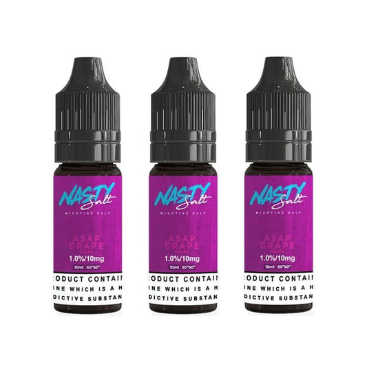 buy ASAP Grape Nic Salt E - liquid by Nasty Salts | 10ml | Wolfvapes at Wolfvapes.co.uk