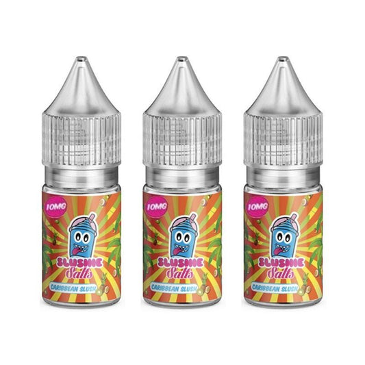 buy Caribbean Slush Nic Salt by Slushie E Liquid | 3 Pack 10ml | Wolfvapes at Wolfvapes.co.uk