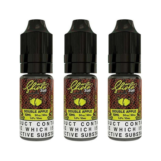buy Double Apple Nic Salt E - Liquid by Nasty Shisha | 3 Pack 10ml | Wolfvapes at Wolfvapes.co.uk