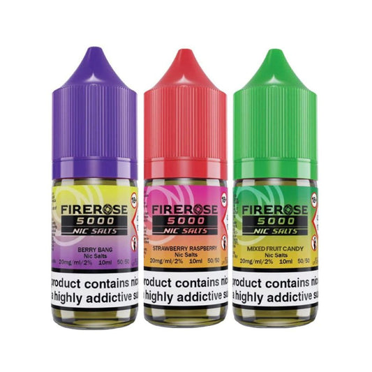 buy Elux Firerose 5000 Nic Salt E - Liquid 10ml - Box of 10 at Wolfvapes.co.uk