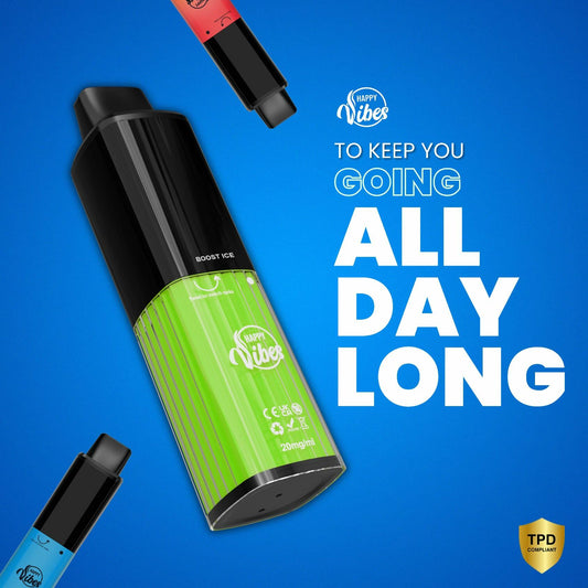 buy Happy Vibes Twist 3500 Disposable vape at Wolfvapes.co.uk