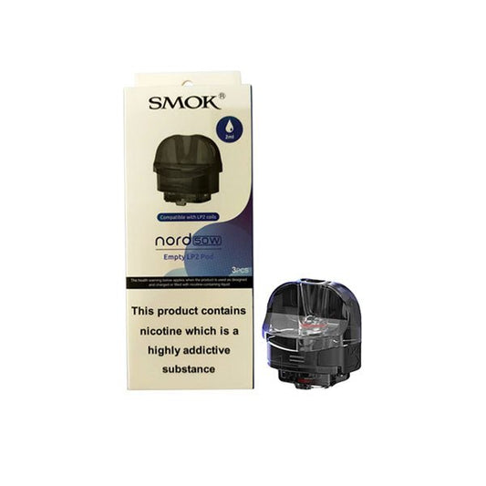 buy Smok Nord 50W Empty LP2 Pod 2ML - Pack of 3 at Wolfvapes.co.uk