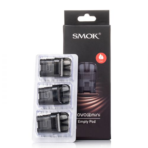 buy SMOK Novo 4 Mini Empty Pod 2ML - Pack of 3 at Wolfvapes.co.uk
