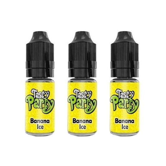buy Tasty Party Banana Ice Nic Salt E - Liquid 10ml | 3 Pack | Wolfvapes at Wolfvapes.co.uk