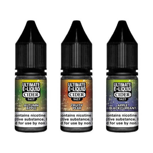 buy Ultimate E - Liquid Cider 10ML Nic Salt at Wolfvapes.co.uk