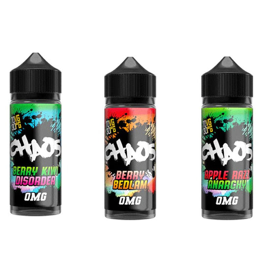 buy Chaos Shortfill 100ml E - Liquid | 0mg | Wolfvapes at Wolfvapes.co.uk