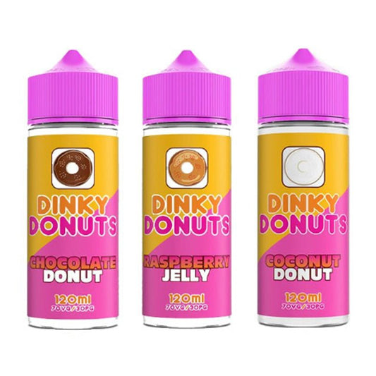 Dinky Donuts Shortfill 100ml E-Liquid | 0mg | Wolfvapes - Wolfvapes.co.uk-Blueberry Donut