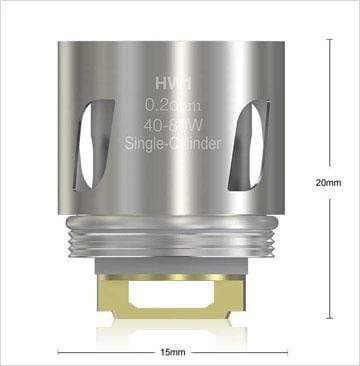 buy Eleaf - Hw1 - C Single - Cylinder - 0.20 ohm - Coils at Wolfvapes.co.uk