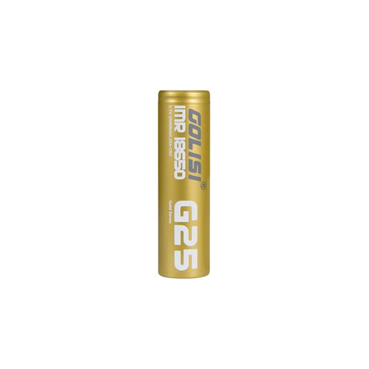 buy Golisi S25 - 18650 Battery - 2500mAh - Pack of 2 at Wolfvapes.co.uk
