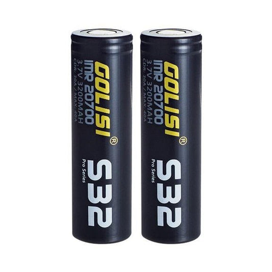 buy Golisi S32 - 20700 Battery - 3200mAh - Pack of 2 at Wolfvapes.co.uk