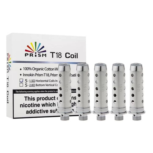 buy Innokin Prism T18 Coils - Pack of 5 at Wolfvapes.co.uk