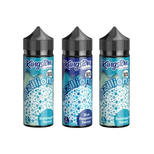 buy Kingston 50/50 Gazillions 100ML Shortfill at Wolfvapes.co.uk
