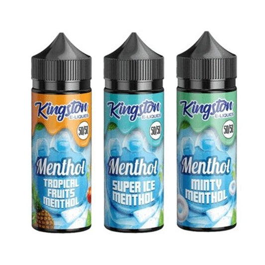 buy Kingston 50/50 Menthol 100ML Shortfill at Wolfvapes.co.uk