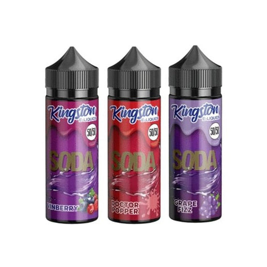buy Kingston 50/50 Soda 100ML Shortfill at Wolfvapes.co.uk