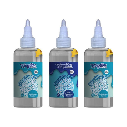 buy Kingston E - liquids Gazllions 500ml Shortfill at Wolfvapes.co.uk