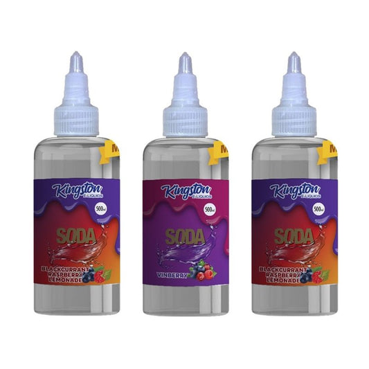 buy Kingston E - liquids Soda 500ml Shortfill at Wolfvapes.co.uk