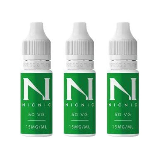 buy NIC NIC - NICOTINE SHOT 15MG 50VG at Wolfvapes.co.uk