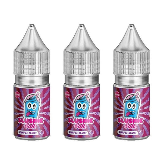 Purple Slush Nic Salt E Liquid 10ml By Slushie Salts | 3 Pack | Wolfvapes - Wolfvapes.co.uk-10mg